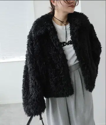 JOURNAL STANDARD 에코 퍼 푸들 코트