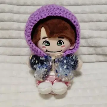 나니와단시 타카하시 쿄헤이 치비누이 하피누이 의상 후디 가디건 보라색