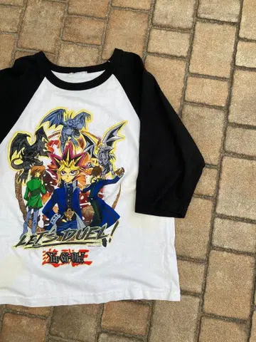 [ 90s ] 유희왕 초기 raglan sleeve t-shirt