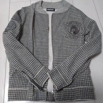 레어 HYSTERIC 체크 하운드투스 패턴 자켓 프리 사이즈