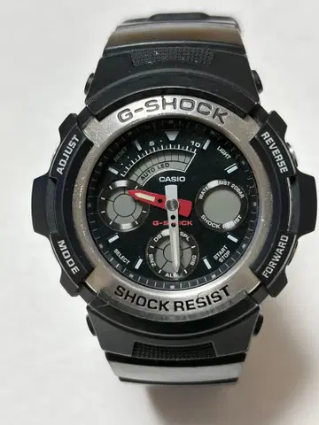 카시오 G-SHOCK ANALOG-DIGITAL AW-590-1AJF