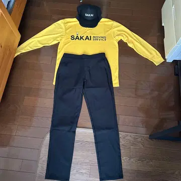 SAKAI 피케 셔츠 팬츠 모자