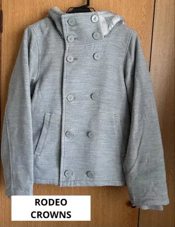 로데오 크라운 후드 로고 블루종 그레이