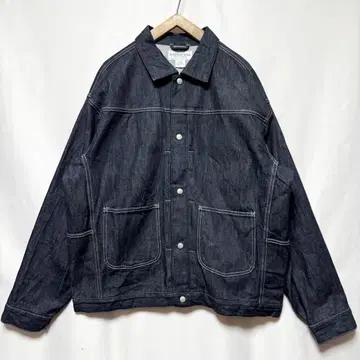 XL 사이즈! SASSAFRAS 데님 가드너스 자켓