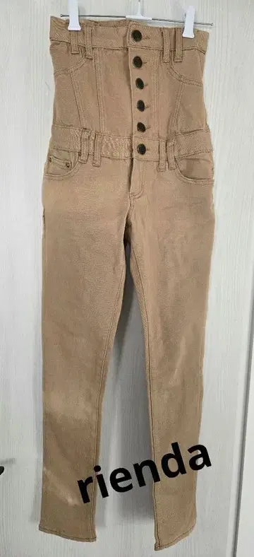 rienda 하이웨스트 팬츠