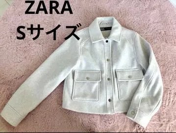 [ 새상품 ] ZARA 자라 아우터 자켓 화이트 베이지 S 사이즈