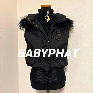 베이비 패트 BABY PHAT 방한 베스트 리얼 퍼 힙합