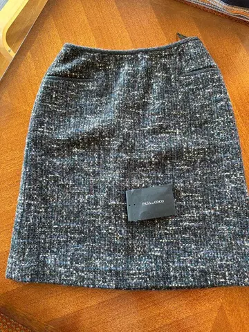 타이트 스커트 트위드