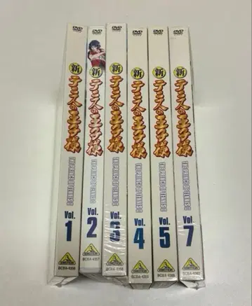 신 테니스의 왕자님 최초 한정판 DVD 1~5, 7권 6개 세트