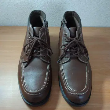 페달라 브라운 가죽 부츠