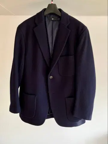 uniqlo +j 울 블렌드 오버 사이즈 자켓 (헤링본)