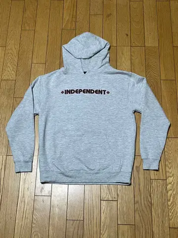 INDEPENDENT 그레이 후드티