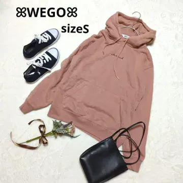 1429 위고 자수 로고 후드 맨투맨 [ S ] 더스티 핑크 남성용