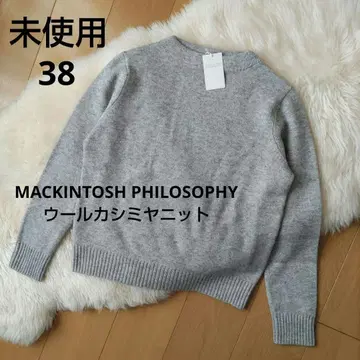 미사용 38 울 캐시미어 니트 MACKINTOSH PHILOSOPHY