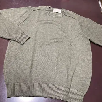 UNITED ARROWS 올리브 그린 니트 M