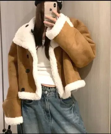 EGOIST 무스탕 자켓