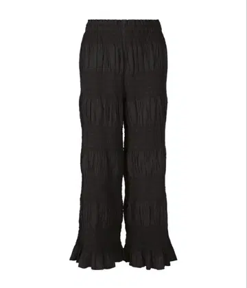 me SHRINK STRIPE BLACK 와이드 팬츠