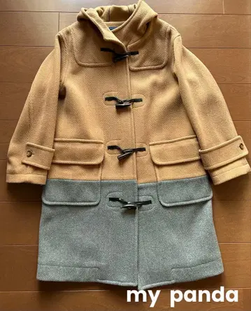 my panda 더플 코트 투톤