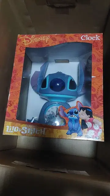 Disney 디즈니 스티치 알람 시계 저금통 포함