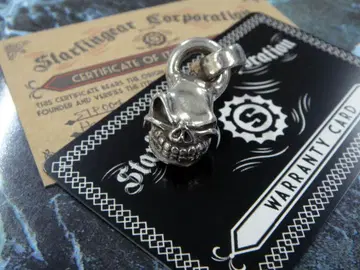 스타 링거 스컬 목걸이 참