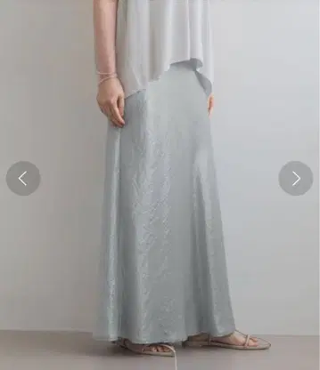 A part by 브라이트 내로우 스커트 라이트 블루