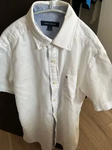 TOMMY HILFIGER 반팔 셔츠 s 화이트