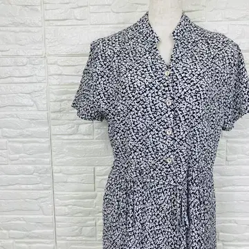 블루이스트 원피스 롱 꽃무늬 V넥 M [ 2729 29 ]