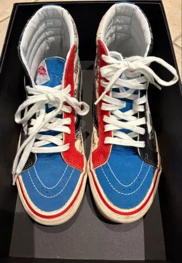 vans off the wall 50t 한정판 반스 파이리츠 하이컷