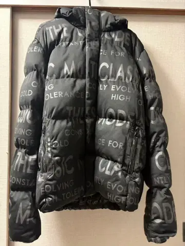 AZUL by MOUSSY 블랙 다운 자켓