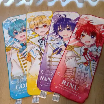 스토푸리 제일복권 타월 4종 세트 리이누 나나모리 루토 코론