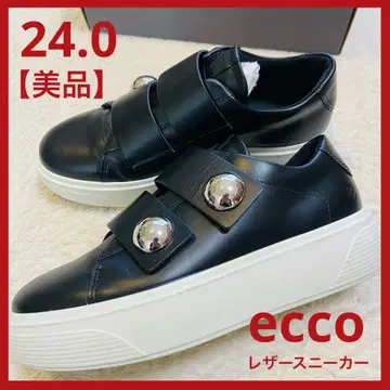 [새상품급] 에코 ECCO 통굽 가죽 스니커즈 플랫폼