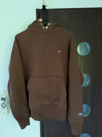 Champion 빔즈 별주 브라운 후드티 S