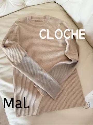 mal. 레레레 씨 CLOCH 리브 니트 새상품