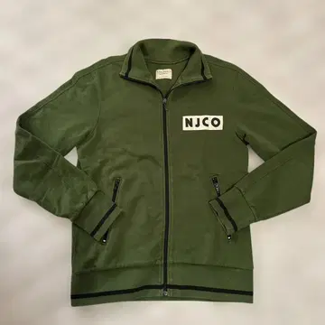 NUDIE JEANS CO. 올리브 그린 풀 지퍼 자켓 S