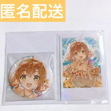 혼마 해바라기 니지산지 생일 2024 캔뱃지&폴라로이드풍 카드