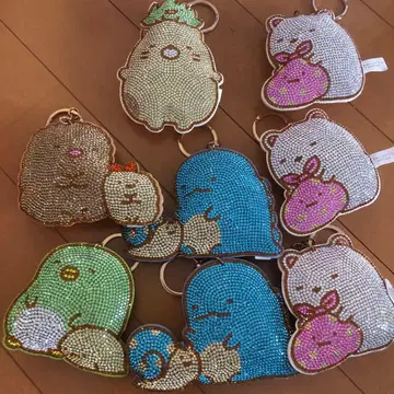 스미코구라시 반짝이 키링 8개