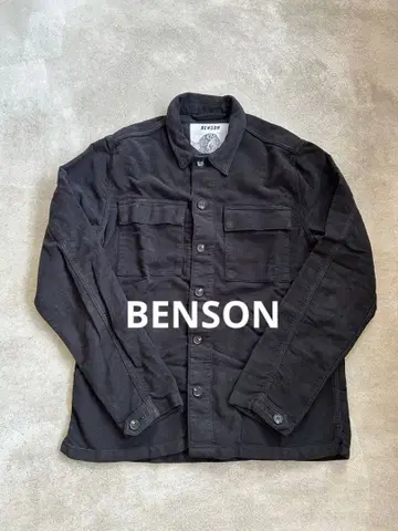 BENSON 블랙 긴팔 셔츠