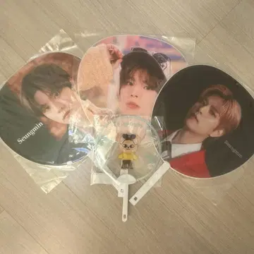 묶음 판매 미개봉 미사용 스키즈 승민 부채