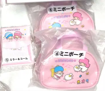 세트 키키라라 미니 파우치 거울&빗 뽑기 산리오