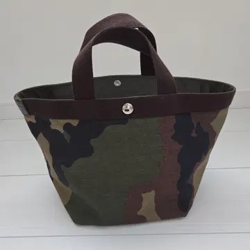 [ 새상품급 ] 에르베샤 펠리에 카모플라주 보트형 토트