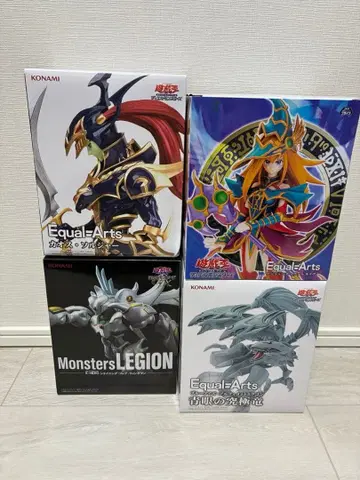 유희왕 피규어 4체 세트