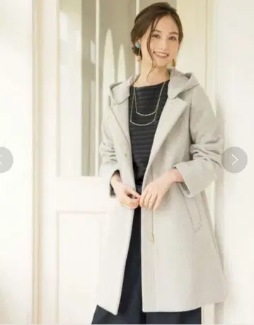 글로벌 워크 2WAY 멜톤 코트 그레이