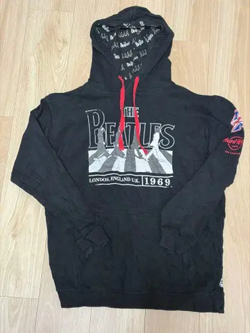 Hard Rock Cafe The Beatles 후드티 블랙