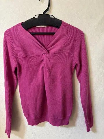 anysis 택 포함 새상품 리브 나선 디자인 니트