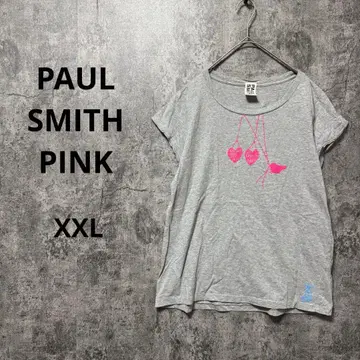 a4314 [폴스미스 핑크] 반팔 T셔츠 프린트