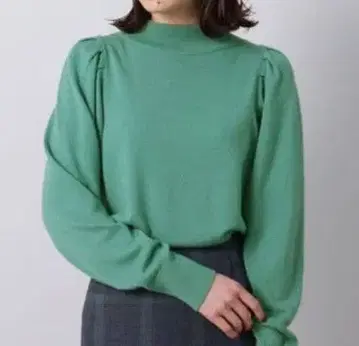 하이넥 푸치돌먼 니트 <세탁 가능 / 캐시미어 혼방>