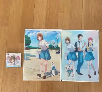 푸른상자 다이토 복권 사슴노 치카 d상 e상 클리어 파일 러버 스트랩