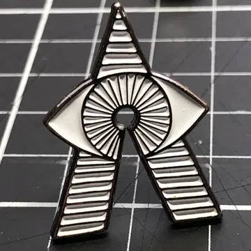 초레어 공식! 런던 Rio Cinema 에나멜 핀 배지