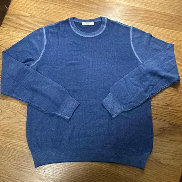 최고급 그랑사쏘 Gran Sasso 긴팔 울 니트 사이즈 50