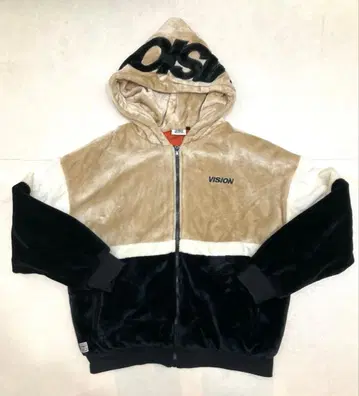 VISION 퍼 블루종 비전 스트릿웨어 M 사이즈